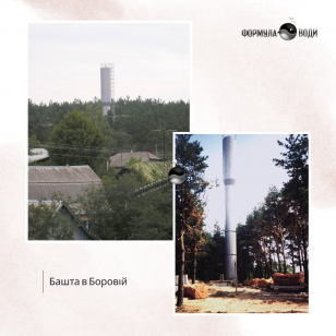 Змонтована башта, Борова. Панорама