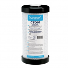 Картридж зі спресованого активованого вугілля Ecosoft CTO10 4,5"х10"