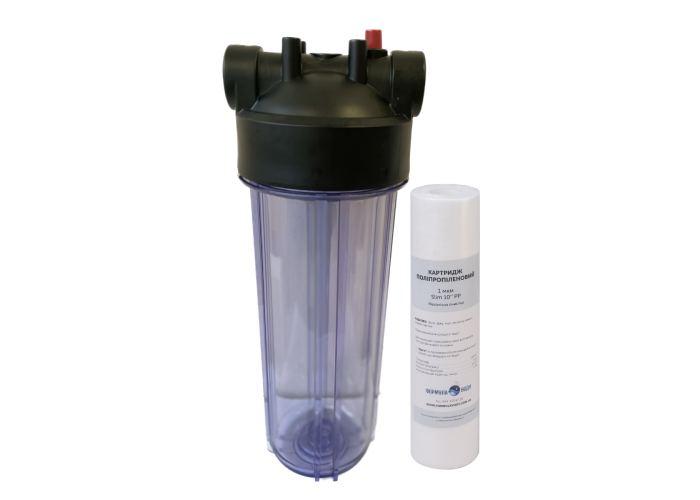 Фильтр механической очистки Formula Vody типа SLIM 10’’ с картриджем 1 мкм Фильтр механической очистки Formula Vody типа SLIM 10’’ с картриджем 1 мкм