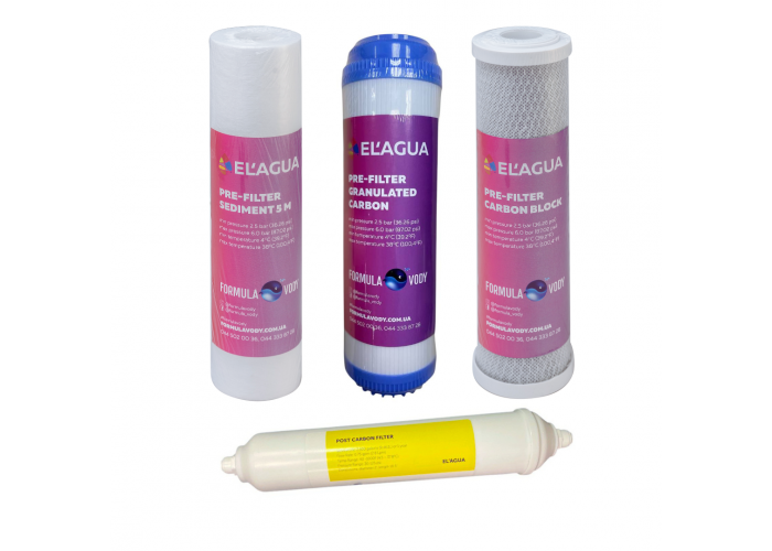 Набір із 4 картриджів Formula Vody Standart 4 plus Набір із 4 картриджів Formula Vody Standart 4 plus