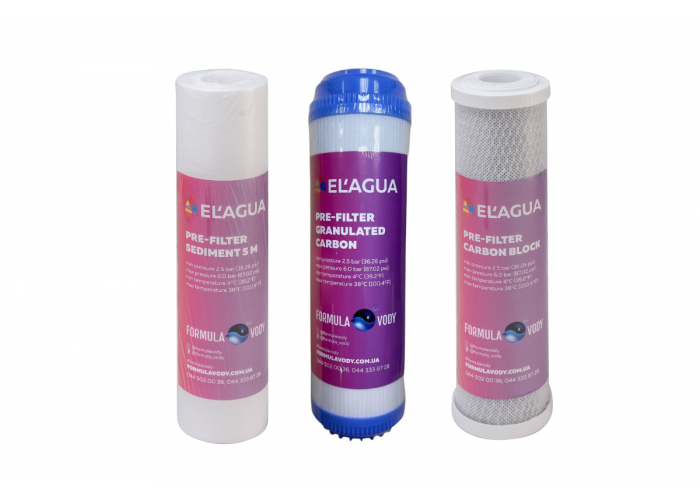 Набір із 3 картриджів Formula Vody Standart 3 plus Набір із 3 картриджів Formula Vody Standart 3 plus