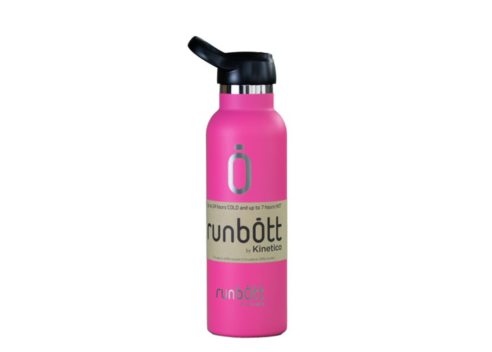 Пляшка-термос KINETICO RUNBOTT 600 мл, фуксія, New Пляшка-термос KINETICO RUNBOTT 600 мл, фуксія, New